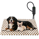 MIXJOY heated dog bed waterproof cover protects paws from moisture and mess