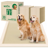 MIZOK bamboo pee pad 36x36 top layer delivers quick-dry comfort for pets
