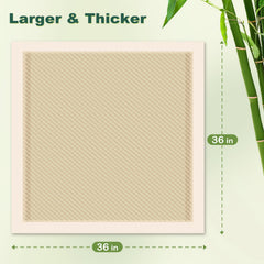 MIZOK bamboo pee pad odor-elimination helps maintain a fresher room