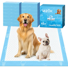 MIZOK dog pads 30x36in jellyfish pattern promote engaging, mess-free potty training.