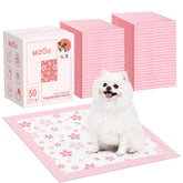 MIZOK Puppy Pads packaging box shows discreet storage for convenient household use.