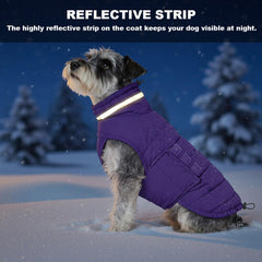 Mklhgty dog coat with reflective strips enhances night safety for small dogs