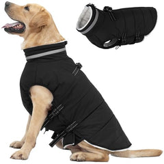 Mklhgty large dog coat features back zipper for easy on and off
