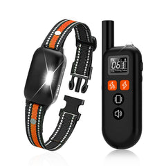 MKZ dog training collar remote for quick, hands-free control during walks.
