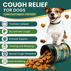 MNQAXZ dog cough relief chews chicken-flavor treat boosts palatability