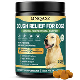 MNQAXZ dog cough relief chews packaging signaling natural respiratory support
