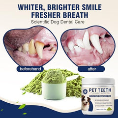 MNQAXZ fresh breath formula green tea powder for dogs during meals