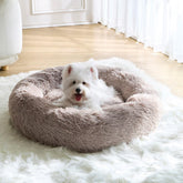 MNWHUC Calming Small Donut Bed top view highlights a cozy nest for peaceful naps