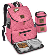 Mobile Dog Gear Weekender backpack pink front view ideal for weekend trips