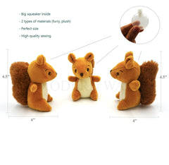 MODERN WAVE hide-seek plush outdoors and indoors in bright grass.