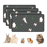 MODESLAB guinea pig cage liner with absorbent quilted surface keeps small animal habitats dry.