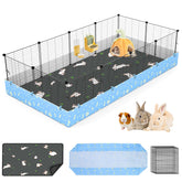 MODESLAB Guinea Pig Cage front view offers a spacious 24x48 habitat for two small pets