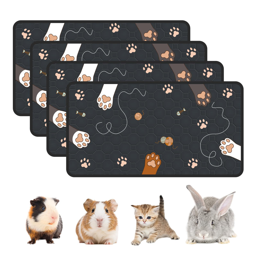 MODESLAB guinea pig cage liner 4-pack keeps cages tidy and comfy.