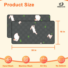 MODESLAB leakproof backing keeps the liner in place on the cage floor.