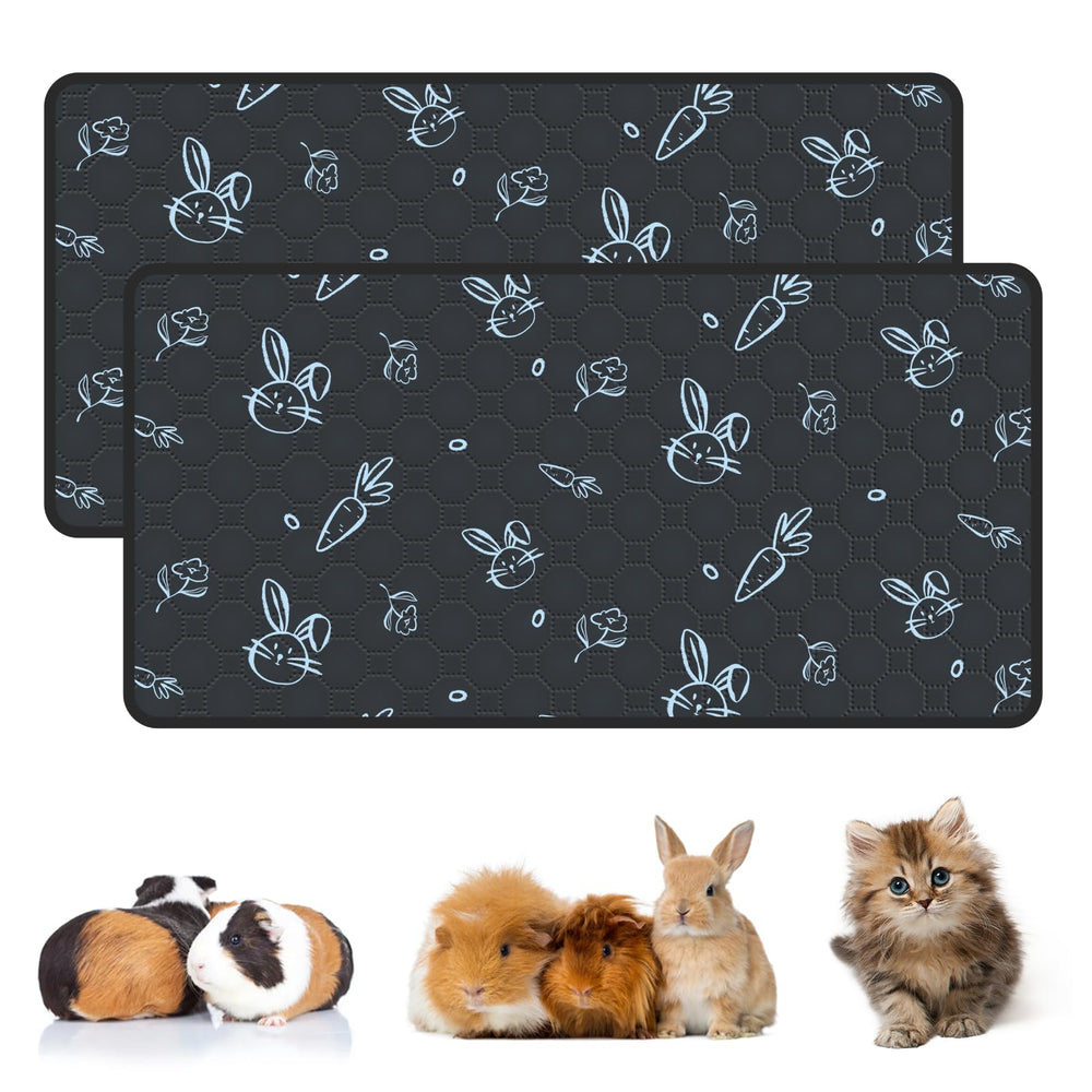 MODESLAB guinea pig cage liner navy laid flat for cozy comfort and absorbent protection