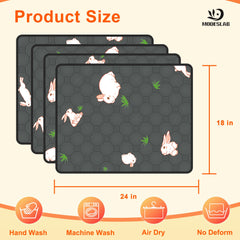 MODESLAB guinea pig cage liner non-slip backing keeps bedding in place