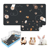 MODESLAB 12x24 pad demonstrates compact, absorbent bedding for small cages.