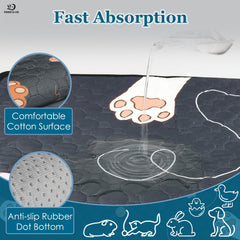 MODESLAB washable pee pads feature reusable design for easy cleanup and odor control.