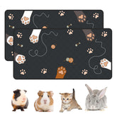 MODESLAB guinea pig cage liner unfolded showing soft quilted surface for comfort