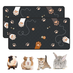 MODESLAB guinea pig cage liner unfolded showing soft quilted surface for comfort