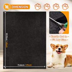 MODIGT washable dog crate mat is easy to clean and reuse.