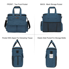 Modoker dog travel bag with multiple pockets for organized pet essentials