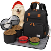 Modoker dog travel bag under-seat view shows airline-ready design for easy travel.