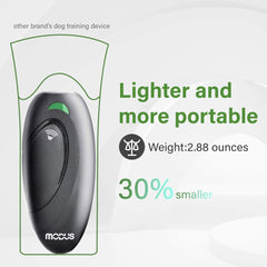 MODUS bark deterrent with wrist strap enabling hands-free outdoor use