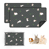 MODESLAB guinea pig cage liner overview highlighting soft absorbent surface