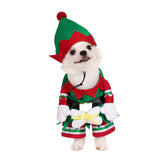 Mogoko dog christmas-elf-costume-cap highlights festive style and warmth