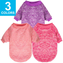 MOIRIG sudadera para perros en púrpura, ajuste suave para comodidad diaria.