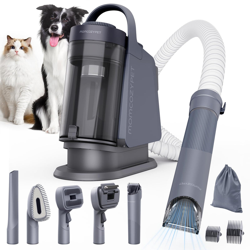 MomcozyPet FurEase dog grooming vacuum for powerful fur pickup and clean grooming sessions
