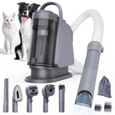 MomcozyPet FurEase vacuum dust cup captures shed hair for a cleaner grooming session.