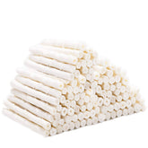 MON2SUN dog rawhide twist-stick 5-inch close-up highlighting durable chew for puppies