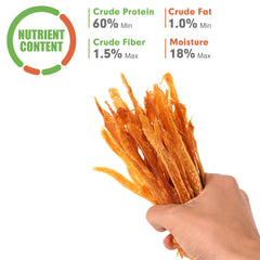 MON2SUN dog treats jerky slices closeup emphasizes real chicken breast flavor for picky eaters