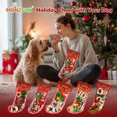 MON2SUN munchy star 1pc - festive chew for holiday joy.