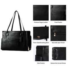 Monanller airline-friendly soft-sided design with breathable mesh for travel.