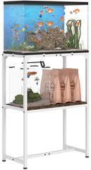Mondazie 20-gallon stand top view shows sturdy construction for safe viewing