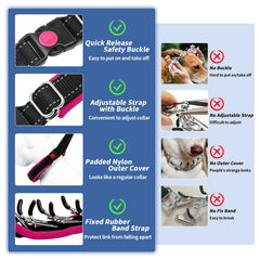 Monstoyo Martingale anti-pull design shows controlled correction during leash training.