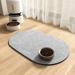 MontVoo absorbent dog water mat top view with quick-dry surface