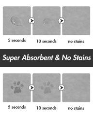 MontVoo dog feeding mat anti-slip back keeps bowls steady