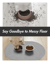 MontVoo water mat easy-clean surface resists hair and dust buildup