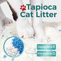 MOONFOREST Tapioca Cat Litter is automatic-box-friendly for smooth operation.