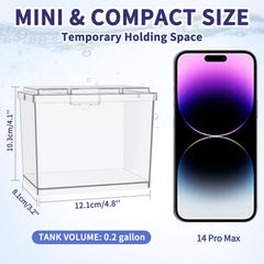 MoonOrange stackable cube tank setup showcases decor-friendly design with space-saving layers