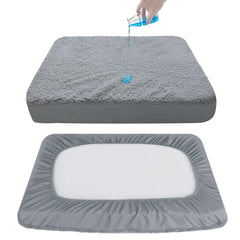 Moonsea ajuste elastico para cama de 27x36 pulgadas, instalación rápida.