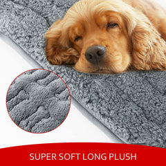 Moonsea dog bed crate mat dense middle layer provides breathable cushioning