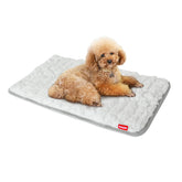 Moonsea dog bed crate mat with soft plush top for cozy naps.