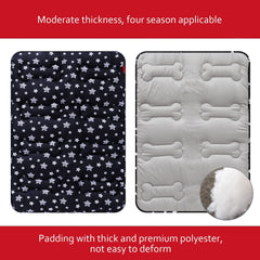 Moonsea Dog Crate Mat personalized print — cute design boosts pet charm.