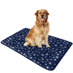 Moonsea dog crate mat top-layer close-up showing soft breathable polyester surface.