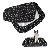Moonsea waterproof dog bed cover top-material shows durable microfiber for mess-free cuddles.